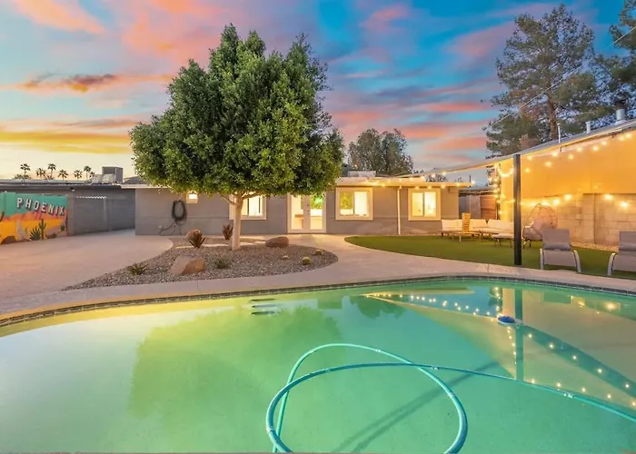 5br Heated Pool Bbq And Covered Patio - Dt Phx